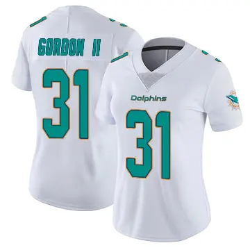 ＃31 Women's Ollie Gordon II White Miami Dolphins limited Vapor Untouchable Jersey
