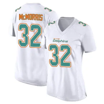 ＃32 Women's Patrick McMorris White Game Miami Dolphins Fashion Jersey