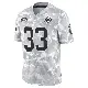 ＃33 Men's Jason Marshall Jr. Arctic Camo Limited Miami Dolphins 2024 Salute to Service Jersey