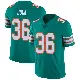 ＃36 Men's Storm Duck Aqua Limited Miami Dolphins Alternate Vapor Untouchable Jersey