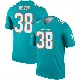 ＃38 Men's Mike Hilton Aqua Legend Miami Dolphins Jersey