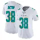 ＃38 Women's Mike Hilton White Miami Dolphins limited Vapor Untouchable Jersey
