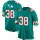 ＃38 Youth Mike Hilton Aqua Game Miami Dolphins Alternate Jersey