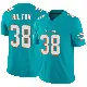 ＃38 Youth Mike Hilton Aqua Limited Miami Dolphins Vapor F.U.S.E. Jersey
