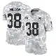 ＃38 Youth Mike Hilton Arctic Camo Limited Miami Dolphins 2024 Salute to Service Jersey