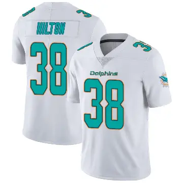 ＃38 Youth Mike Hilton White Miami Dolphins limited Vapor Untouchable Jersey