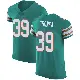 ＃39 Men's Larry Csonka Green Elite Miami Dolphins Aqua Alternate Vapor Untouchable Jersey