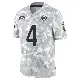 ＃4 Men's Kader Kohou Arctic Camo Limited Miami Dolphins 2024 Salute to Service Jersey