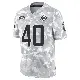 ＃40 Men's Willie Gay Arctic Camo Limited Miami Dolphins 2024 Salute to Service Jersey