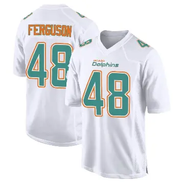 ＃48 Men's Blake Ferguson White Game Miami Dolphins Fashion Jersey