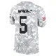 ＃5 Men's Jaylen Wright Arctic Camo Limited Miami Dolphins 2024 Salute to Service Jersey