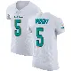 ＃5 Men's Jaylen Wright White Elite Miami Dolphins Vapor Untouchable Jersey