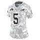 ＃5 Women's Jaylen Wright Arctic Camo Limited Miami Dolphins 2024 Salute to Service Jersey