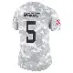＃5 Women's Jaylen Wright Arctic Camo Limited Miami Dolphins 2024 Salute to Service Jersey