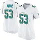 ＃53 Women's Cameron Goode White Game Miami Dolphins Jersey