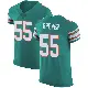 ＃55 Men's Aaron Brewer Green Elite Miami Dolphins Aqua Alternate Vapor Untouchable Jersey