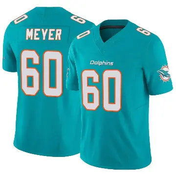 ＃60 Youth Andrew Meyer Aqua Limited Miami Dolphins Vapor F.U.S.E. Jersey