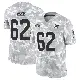 ＃62 Men's Obinna Eze Arctic Camo Limited Miami Dolphins 2024 Salute to Service Jersey