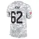 ＃62 Men's Obinna Eze Arctic Camo Limited Miami Dolphins 2024 Salute to Service Jersey