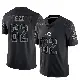 ＃62 Men's Obinna Eze Black Limited Miami Dolphins Reflective Jersey