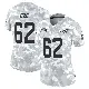 ＃62 Women's Obinna Eze Arctic Camo Limited Miami Dolphins 2024 Salute to Service Jersey