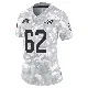 ＃62 Women's Obinna Eze Arctic Camo Limited Miami Dolphins 2024 Salute to Service Jersey