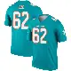 ＃62 Youth Obinna Eze Aqua Legend Miami Dolphins Jersey