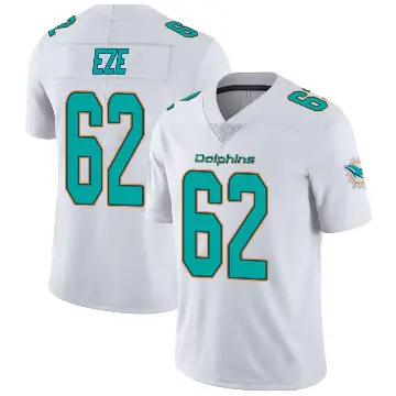 ＃62 Youth Obinna Eze White Miami Dolphins limited Vapor Untouchable Jersey