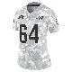 ＃64 Women's Daniel Brunskill Arctic Camo Limited Miami Dolphins 2024 Salute to Service Jersey