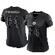 ＃64 Women's Daniel Brunskill Black Limited Miami Dolphins Reflective Jersey
