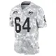 ＃64 Youth Daniel Brunskill Arctic Camo Limited Miami Dolphins 2024 Salute to Service Jersey