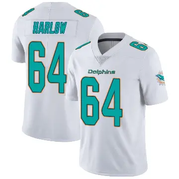 ＃64 Youth Sean Harlow White Miami Dolphins limited Vapor Untouchable Jersey