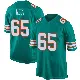 ＃65 Youth Addison West Aqua Game Miami Dolphins Alternate Jersey