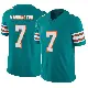 ＃7 Youth Tahj Washington Aqua Limited Miami Dolphins Alternate Vapor F.U.S.E. Jersey