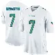 ＃7 Youth Tahj Washington White Game Miami Dolphins Jersey