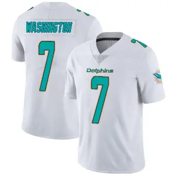 ＃7 Youth Tahj Washington White Miami Dolphins limited Vapor Untouchable Jersey