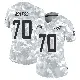 ＃70 Women's Bayron Matos Arctic Camo Limited Miami Dolphins 2024 Salute to Service Jersey