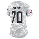 ＃70 Women's Bayron Matos Arctic Camo Limited Miami Dolphins 2024 Salute to Service Jersey