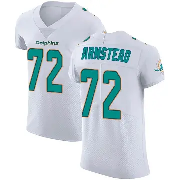 ＃72 Men's Terron Armstead White Elite Miami Dolphins Vapor Untouchable Jersey