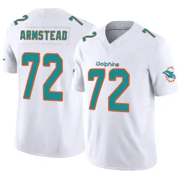 ＃72 Youth Terron Armstead White Limited Miami Dolphins Vapor F.U.S.E. Jersey