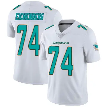 ＃74 Men's Liam Eichenberg White Miami Dolphins limited Vapor Untouchable Jersey