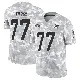 ＃77 Men's Adam Joseph Duhe Arctic Camo Limited Miami Dolphins 2024 Salute to Service Jersey
