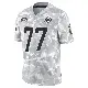 ＃77 Men's Adam Joseph Duhe Arctic Camo Limited Miami Dolphins 2024 Salute to Service Jersey