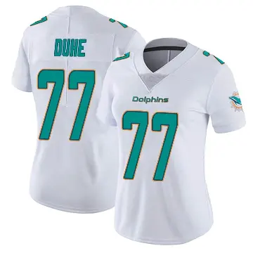 ＃77 Women's Adam Joseph Duhe White Miami Dolphins limited Vapor Untouchable Jersey