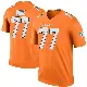 ＃77 Youth Adam Joseph Duhe Orange Legend Miami Dolphins Color Rush Jersey