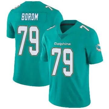 ＃79 Youth Larry Borom Aqua Limited Miami Dolphins Team Color Vapor Untouchable Jersey