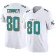 ＃80 Youth Tanner Conner White Limited Miami Dolphins Vapor F.U.S.E. Jersey