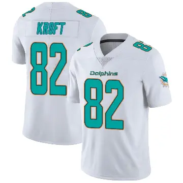 ＃82 Men's Tyler Kroft White Miami Dolphins limited Vapor Untouchable Jersey