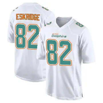＃82 Youth Dee Eskridge White Game Miami Dolphins Fashion Jersey