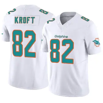 ＃82 Youth Tyler Kroft White Limited Miami Dolphins Vapor F.U.S.E. Jersey